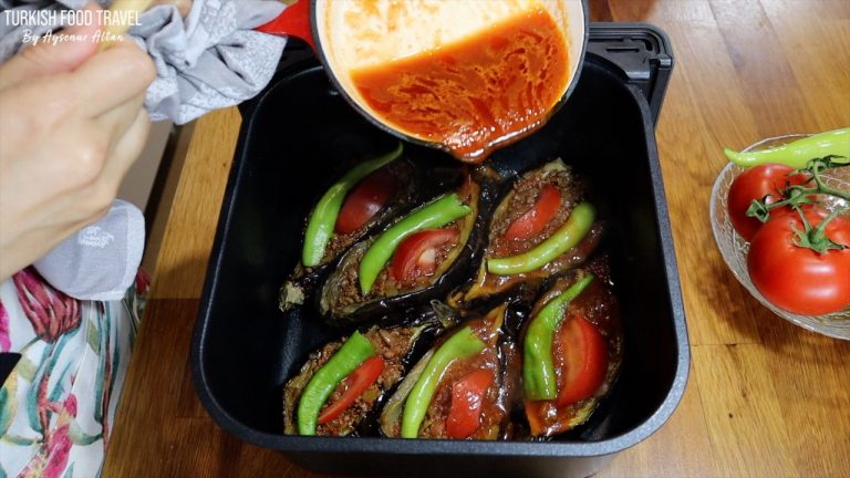 Turkish Stuffed Eggplant In Air Fryer! Best Eggplant Dish Recipe