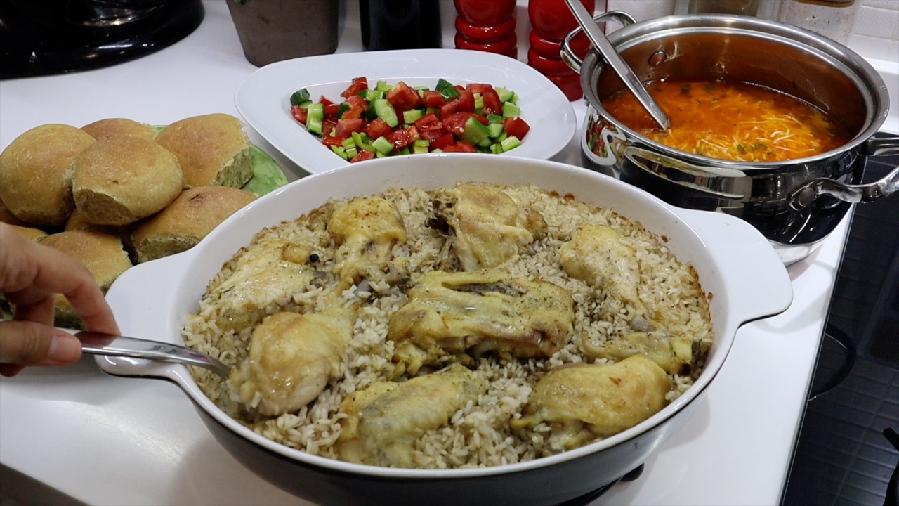 Turkish Chicken & Rice (Tavuk Kapama)