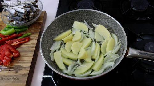 Sautéing vegetables